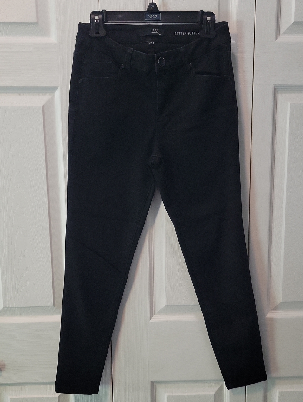 1822 Denim Women's Black Skinny Jeans